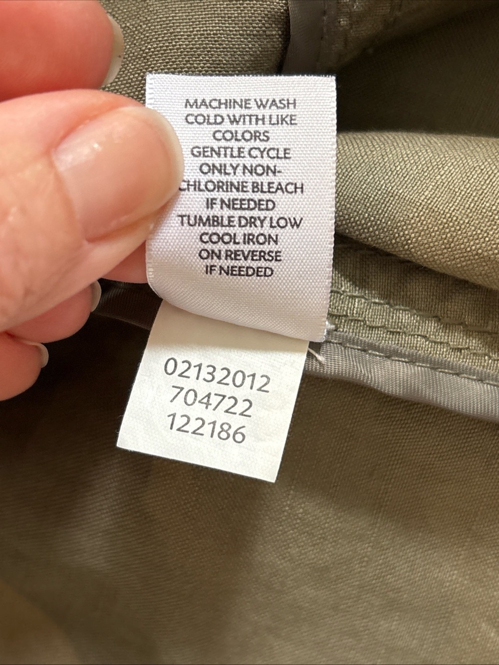 J. Jill Olive Green Utility Vest Silk Linen Blend Button Front Sleeveless Medium - Picture 9 of 11